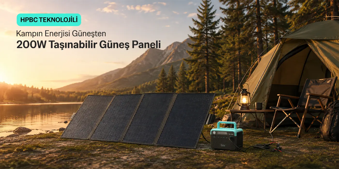 SY-S200W 200W Taşınabilir Katlanabilir Solar Şarj Power