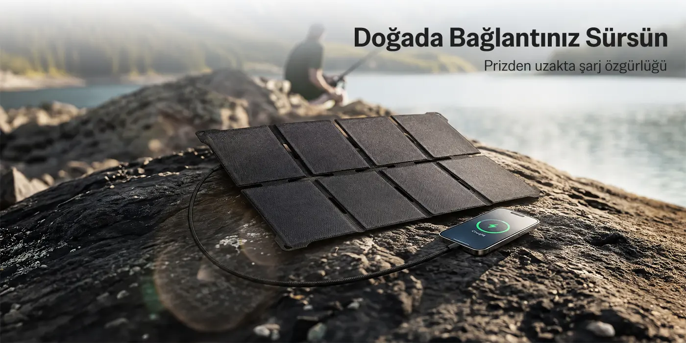 SY-S25W Taşınabilir Solar Şarj Paneli 25W Katlanabilir