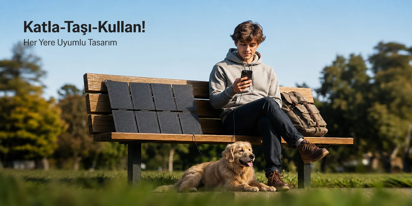 SY-S25W Taşınabilir Solar Şarj Paneli 25W Katlanabilir