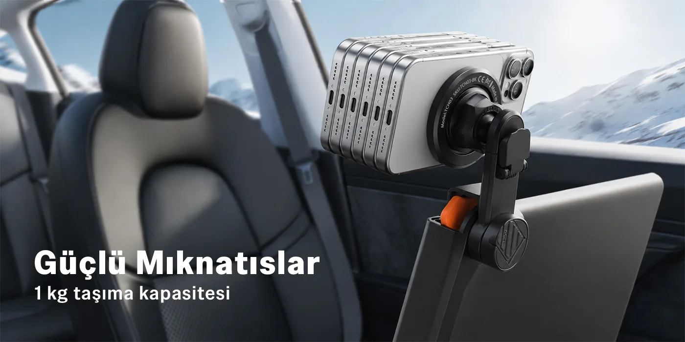 TCH03 Çok Açılı Ayarlanabilir Araç Ekranı ve Monitör