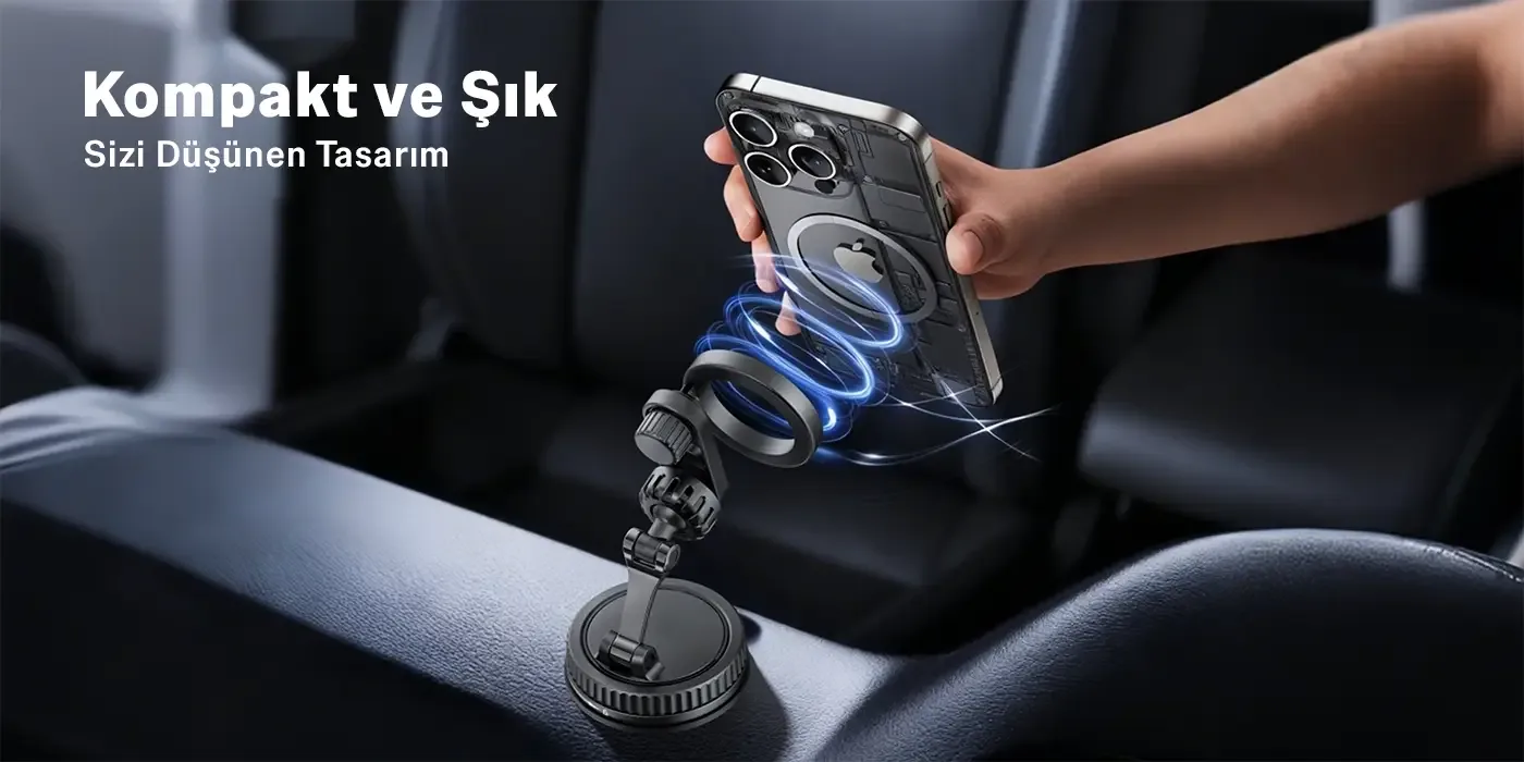 TCH04 Güçlü Vakum Özellikli 360° Ayarlanabilir Cam