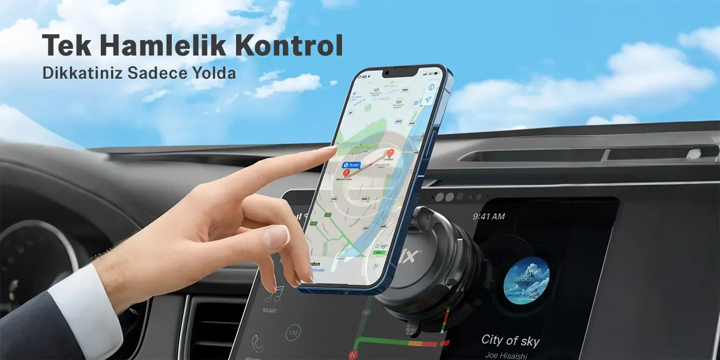 TCH05 360° Derece Dönebilen Vakumlu Manyetik Mıknatıslı
