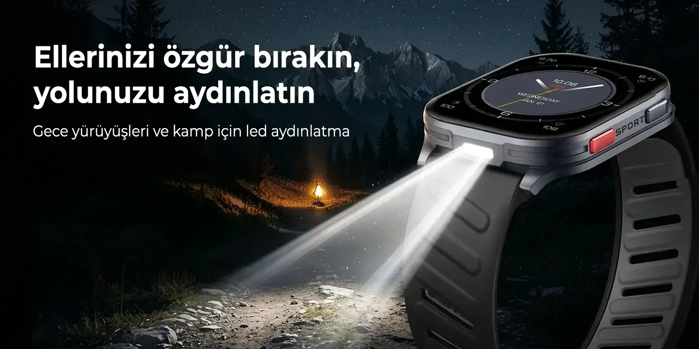 TSW4 47mm İnce 2.04” AMOLED Ekranlı Akıllı Saat