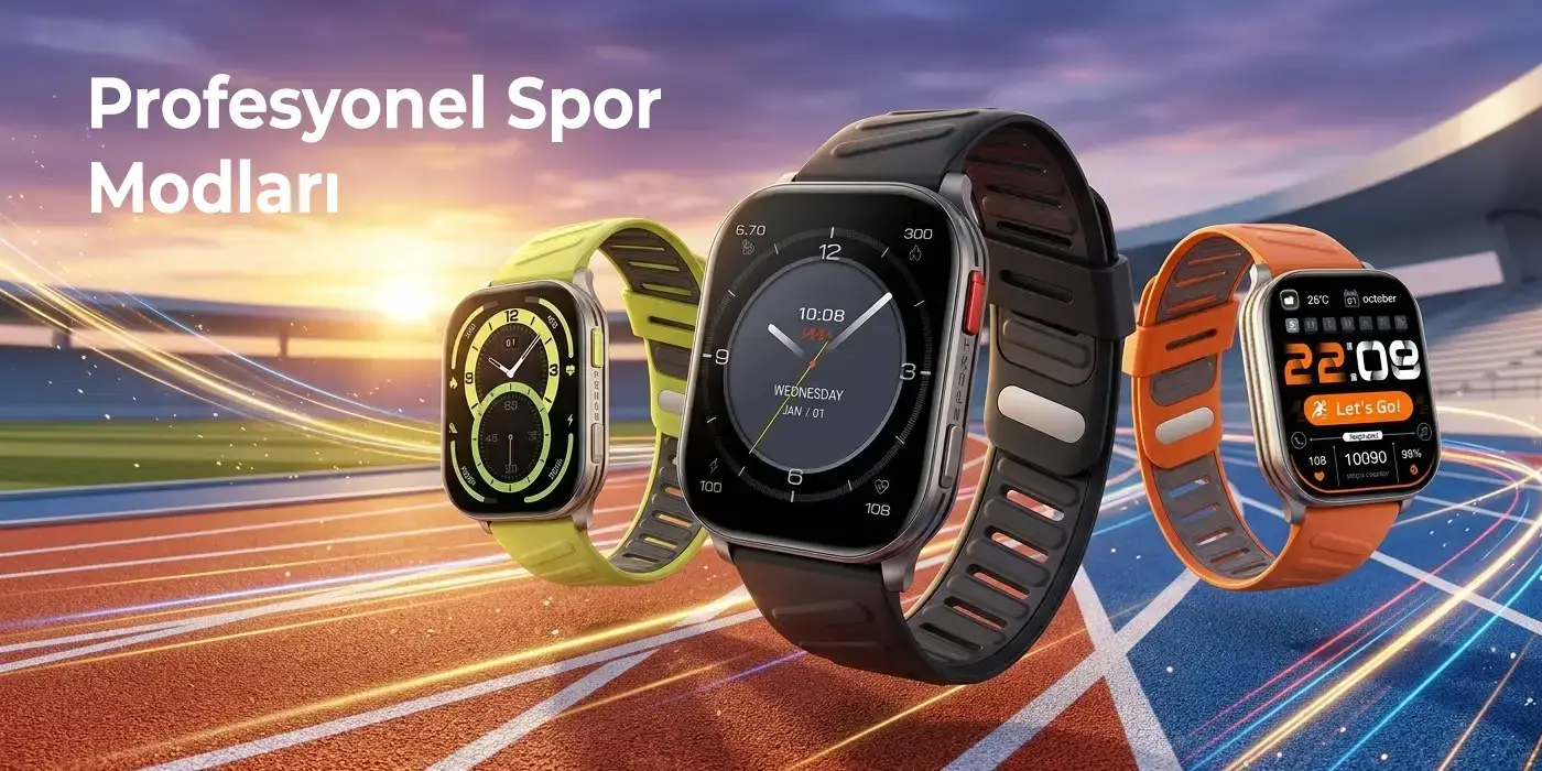 TSW4 47mm İnce 2.04” AMOLED Ekranlı Akıllı Saat