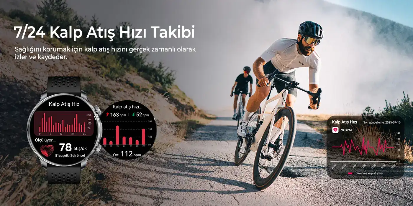 TSW6 48mm Retina 1.6” AMOLED GPS Akıllı Saat Siyah – AI