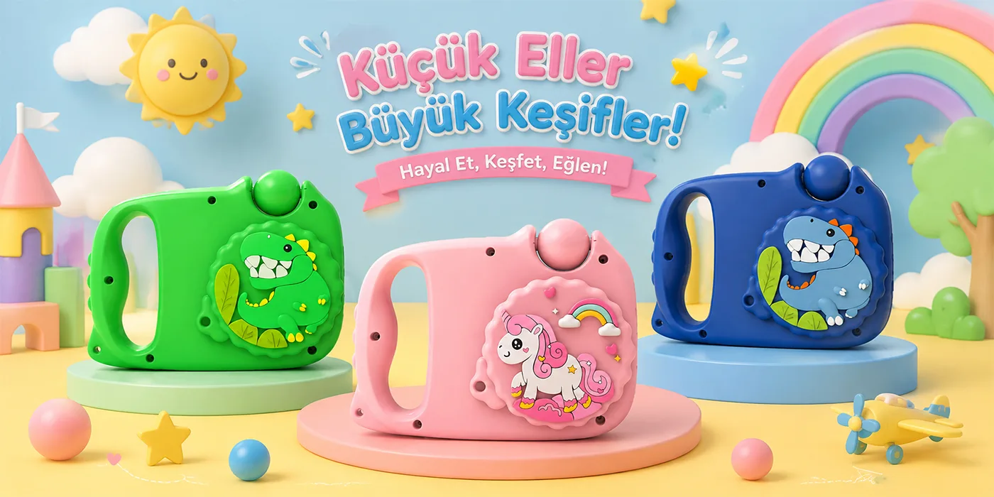 Bix Kids W1 900X Yakınlaştırmalı Taşınabilir Dijital