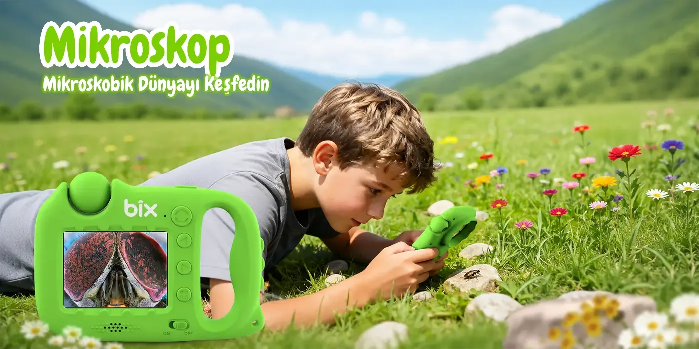 Bix Kids W1 900X Yakınlaştırmalı Taşınabilir Dijital