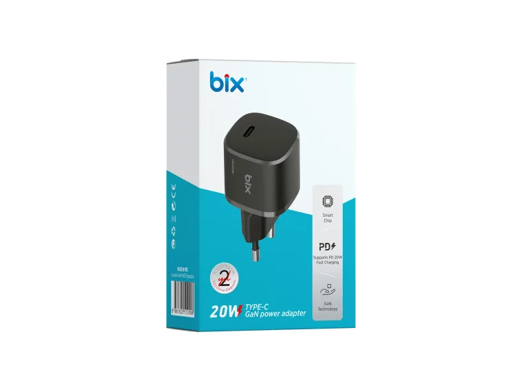 BX21G GaN 20W Type-C PD Akıllı Çip Mini Hızlı Şarj — görsel 5