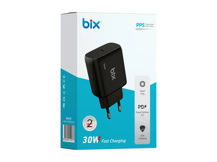 BXPD30TA 30W Type-C PD 3.0 PPS Akım Korumalı Hızlı Şarj — görsel 5