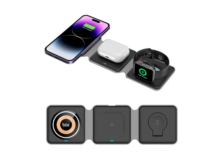 BXMW2 15W 3’ü 1 Arada iPhone Apple Watch AirPods Uyumlu