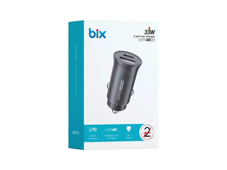 BXAC33C 33W SuperVooc 2.0 Type-C PD ve USB-A Çift — görsel 5