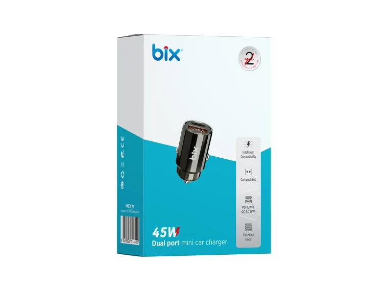 BXCCP45W 45W Type-C PD ve USB-A QC 3.0 18W Çift Çıkışlı — görsel 5