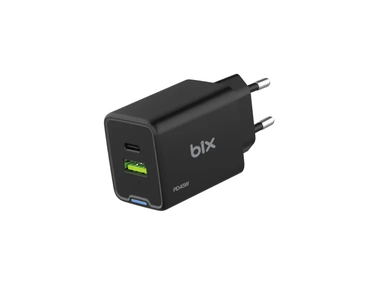 BX2P46G GaN PD 45W Type-C ve USB-A QC 18W Çift Portlu