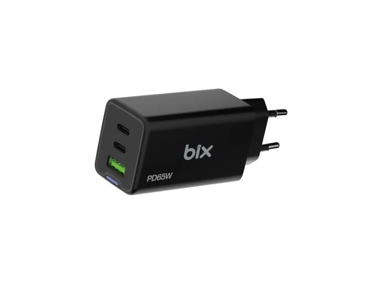 BX3P66G GaN 65W 2*Type-C PD 3.0 ve USB-A QC Üç Portlu — görsel 3