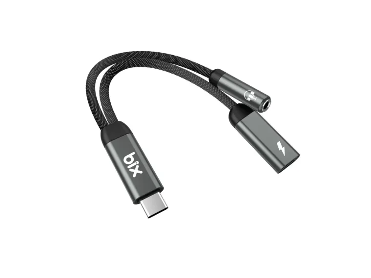 A1C1 Type-C to 3.5mm Kulaklık ve 15W Type-C Şarj Kablo