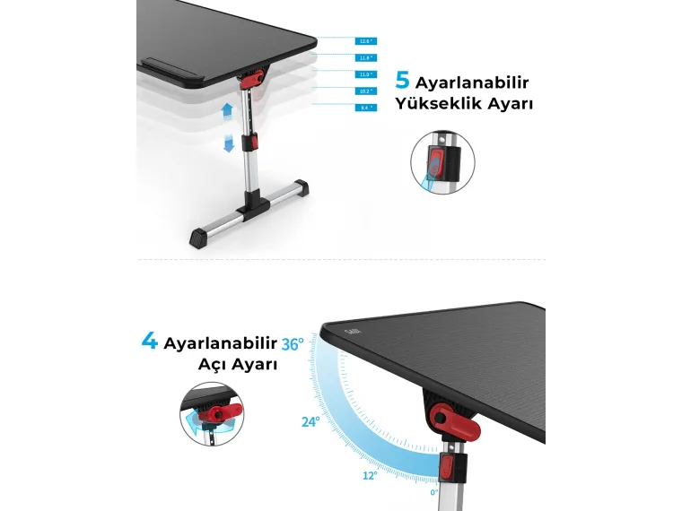 Bix Saiji A8 Large Ayarlanabilir USB Soğutuculu, 0-36° — görsel 5