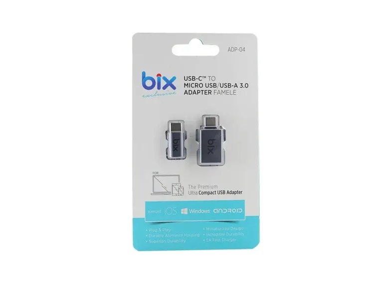 ADP-04 Type-C to Micro USB ve USB 3.0 Dönüştürücü — görsel 5