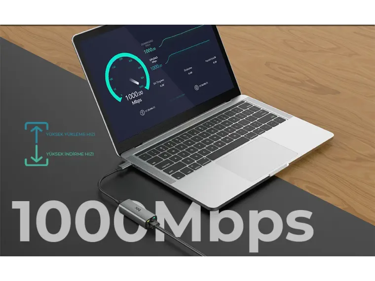 ADP-09 Type-C 3.1 Gigabit Ethernet Dönüştürücü Adaptör — görsel 3