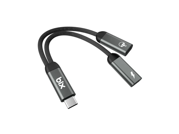 ADP-13 Type-C to Çift Type-C Kulaklık ve 15W Hızlı Şarj