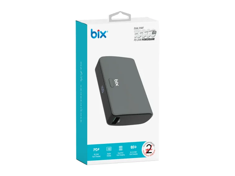 PB106 10000mAh PD20W Type-C USB-A SCP 22.5W Çift — görsel 7