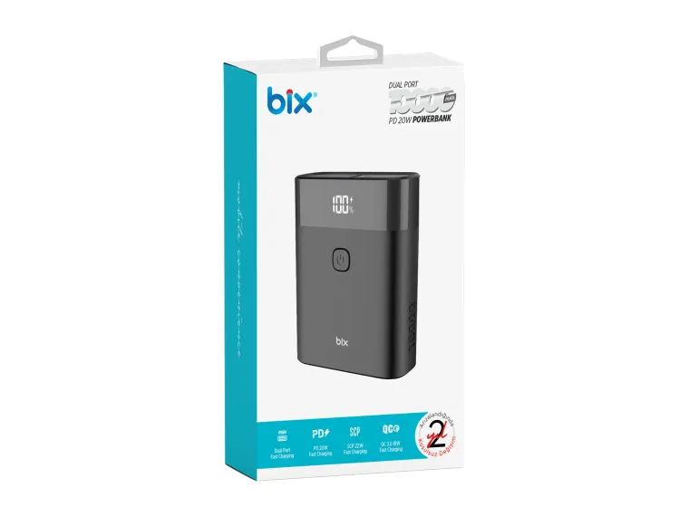 PB20W 10000mAh 20W Type-C ve USB-A SCP 22.5W QC 3.0 18W — görsel 5