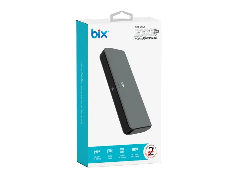 PB203 20000mAh SCP 22.5W USB-A ve Type-C PD 20W Çift — görsel 6