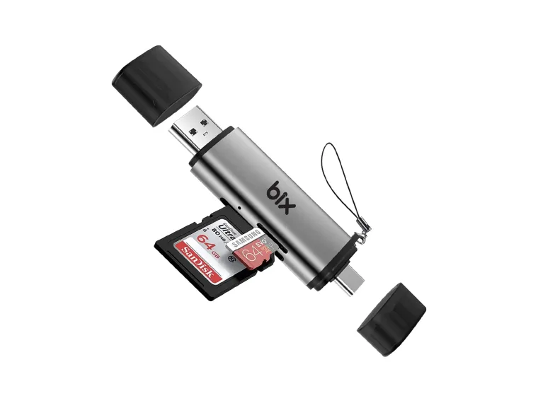 ADP-11 Type-C ve USB 3.2 SD ve Micro SD OTG Hafıza