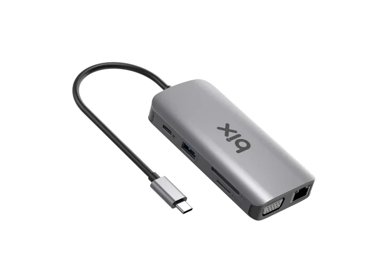 BX17HB Type-C to Gigabit Ethernet HDMI PD USB 3.2 Micro — görsel 3