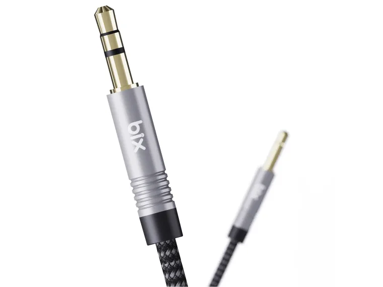 BXAU102 3.5mm Erkek to Erkek Örgülü TRS Stereo Aux Ses — görsel 4