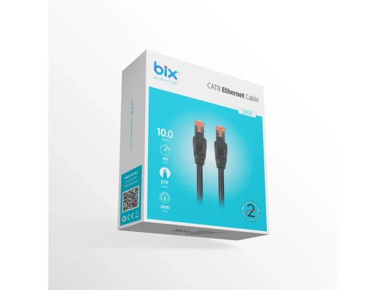 Bix Cat8 40Gbps Veri Aktarım 2000MHz STP Ethernet — görsel 3