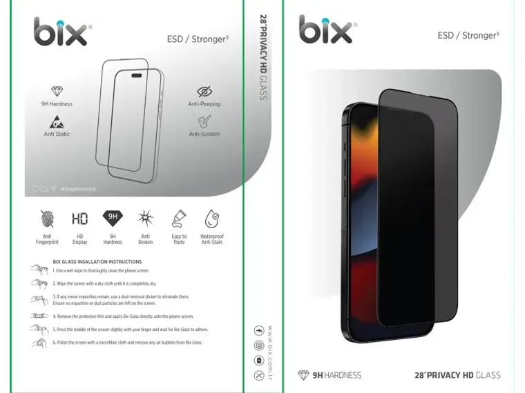 Bix ESD/Stronger+ 28° Gizlilik Özellikli HD Ekran — görsel 3