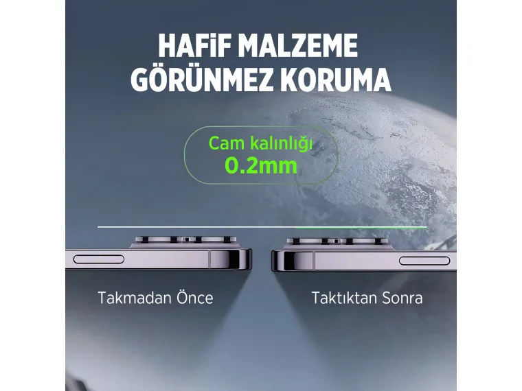 Bix Full Protector Lens – Yüksek Şeffaflık, 9H Maksimum — görsel 4