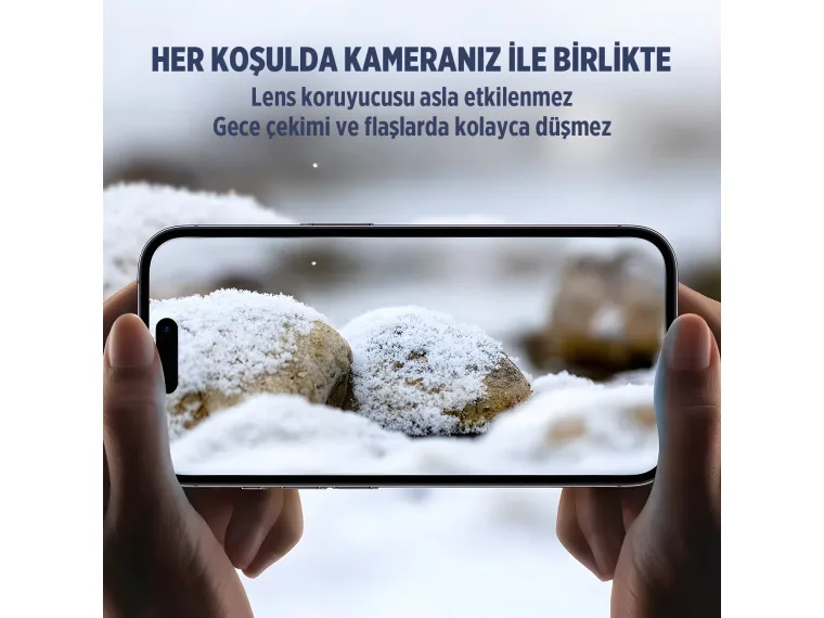 Bix Full Protector Lens – Yüksek Şeffaflık, 9H Maksimum — görsel 5