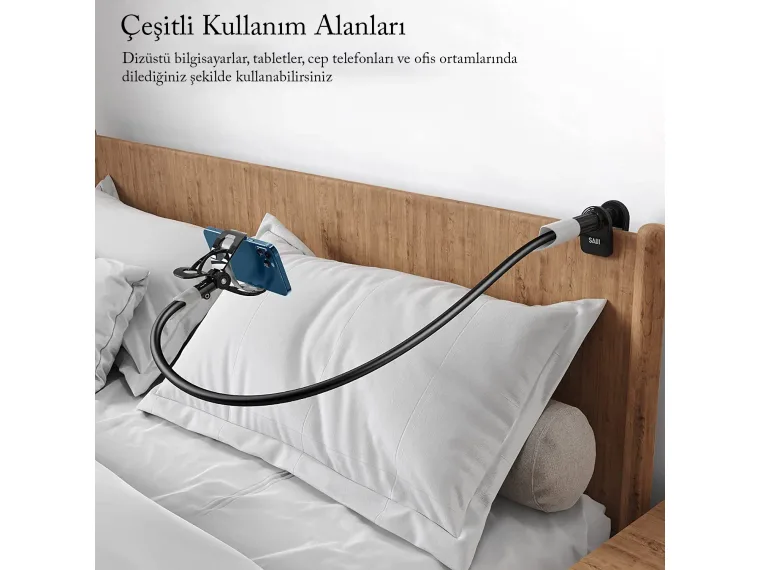 Bix Saiji IVY-85 Akrobat Esnek Telefon Tutucu Siyah — görsel 7