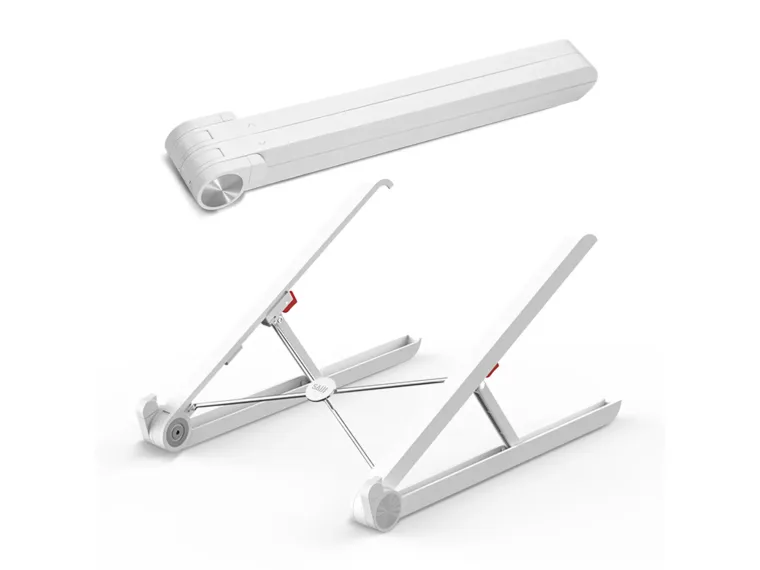 Bix Saiji X1 Alüminyum Notebook Laptop Standı Beyaz — görsel 3