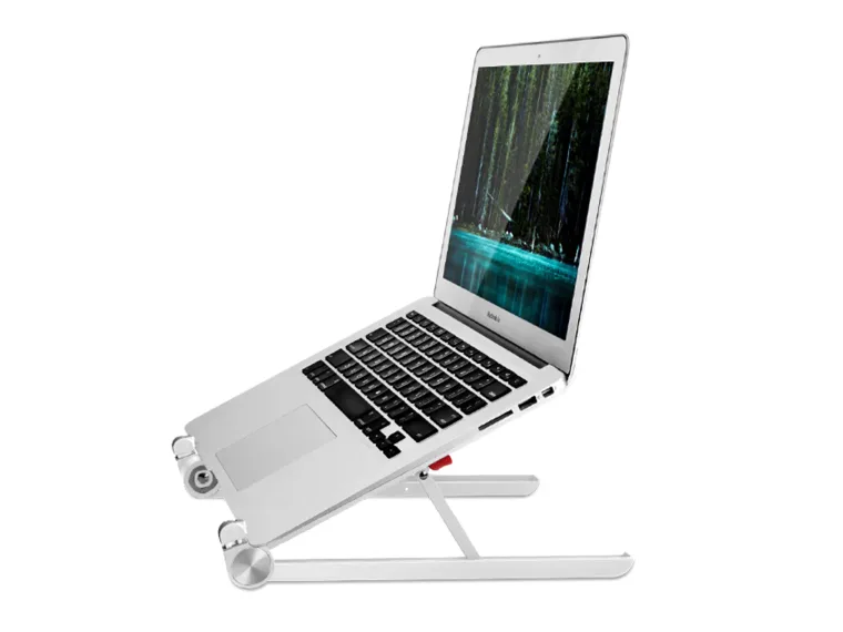 Bix Saiji X1 Alüminyum Notebook Laptop Standı Beyaz