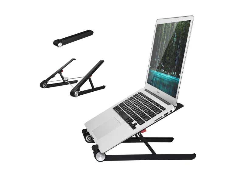 Bix Saiji X1 Alüminyum Notebook Laptop Standı Siyah