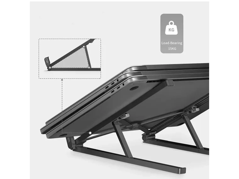 Bix Saiji X2 Taşıma Çantalı Alüminyum Notebook Laptop — görsel 5