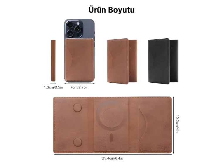 Bix TMW3 MagSafe Uyumlu, Slim Tutuş ve Çoklu Kart — görsel 6