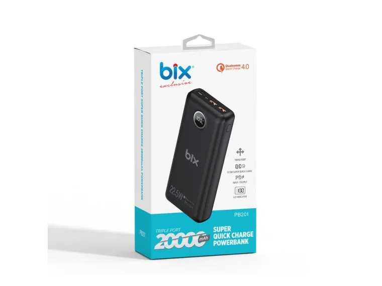PB201 Üç Portlu 20000mAh 22.5W Hızlı Şarj 4.0 PD — görsel 5