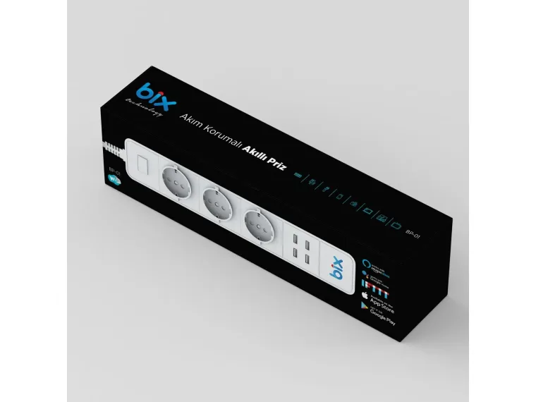 BP-01 Akım Korumalı Hızlı Şarj Özellikli WiFi Akıllı — görsel 4