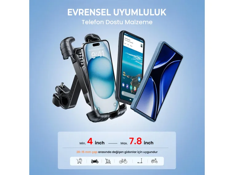 BPH02 360° Derece Ayarlanabilen Gidon Bağlantılı — görsel 4