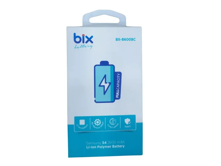 Bix Samsung Galaxy S4 için 2600mAh Kapasiteli Li-ion