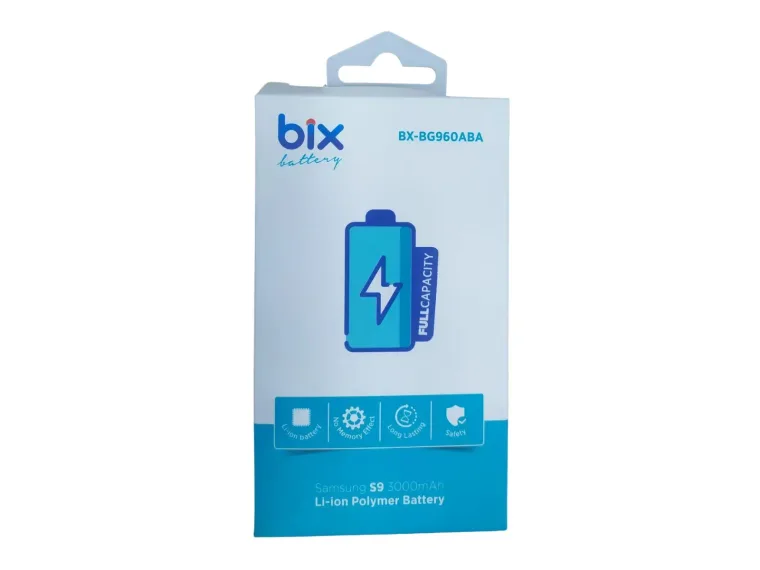 Bix Samsung Galaxy S9 için 3000mAh Kapasiteli Li-ion