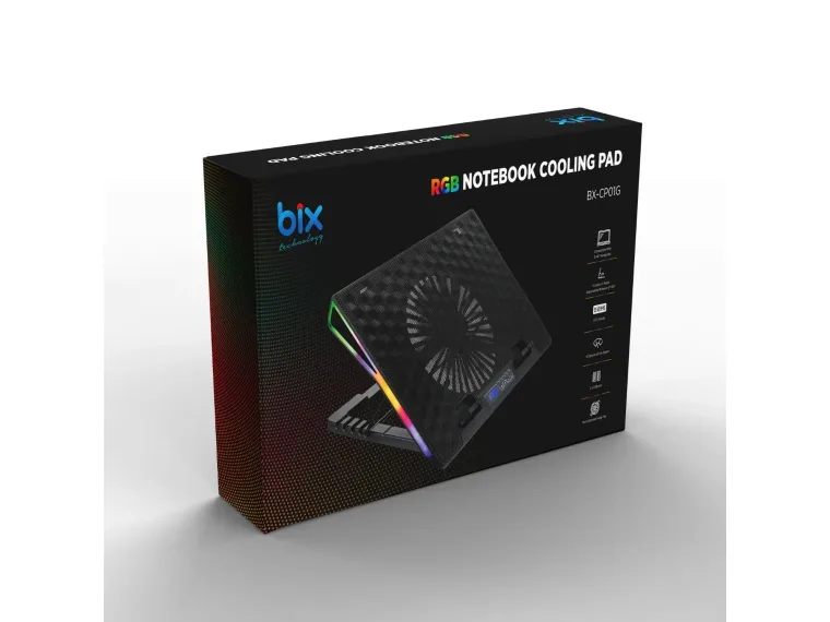 BX-CP01G RGB Aydınlatmalı Gaming Notebook Soğutucu — görsel 5