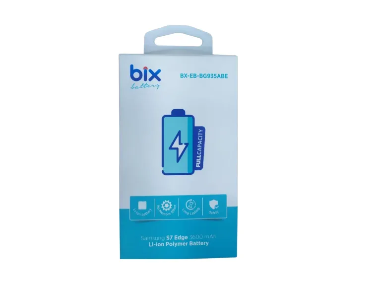 Bix Samsung S7 Edge için 3600mAh Kapasiteli Li-ion