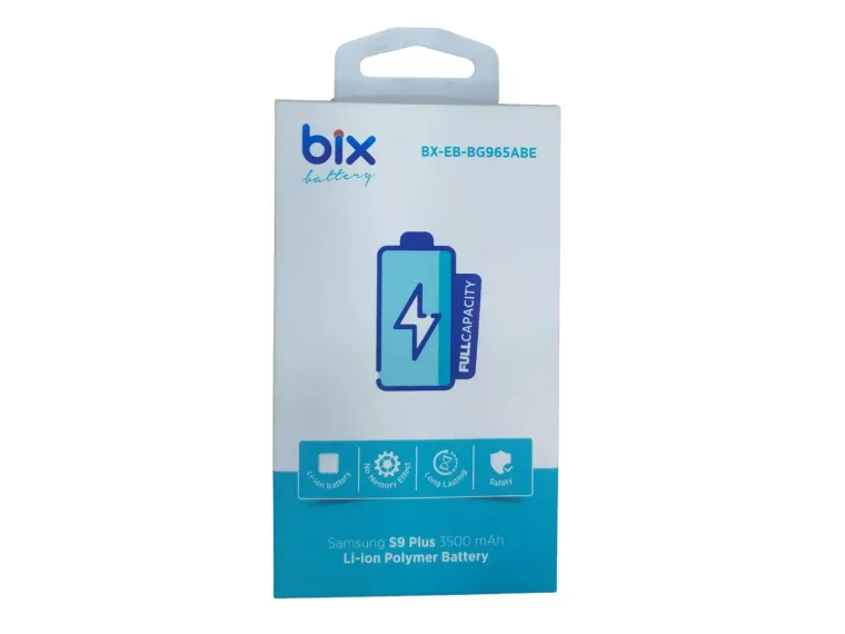 Bix Samsung Galaxy S9 Plus için 3500mAh Kapasiteli