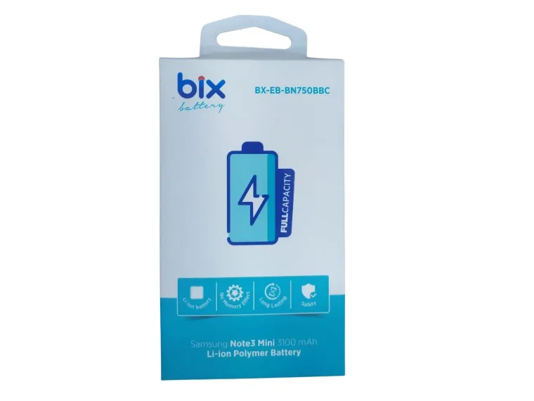 Bix Samsung Galaxy Note3 Mini için 3100mAh Kapasiteli