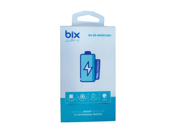 Bix Samsung Note 9 için 4000mAh Kapasiteli Li-ion