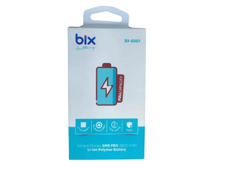 Bix General Mobile GM9 Pro için 3800mAh Kapasiteli